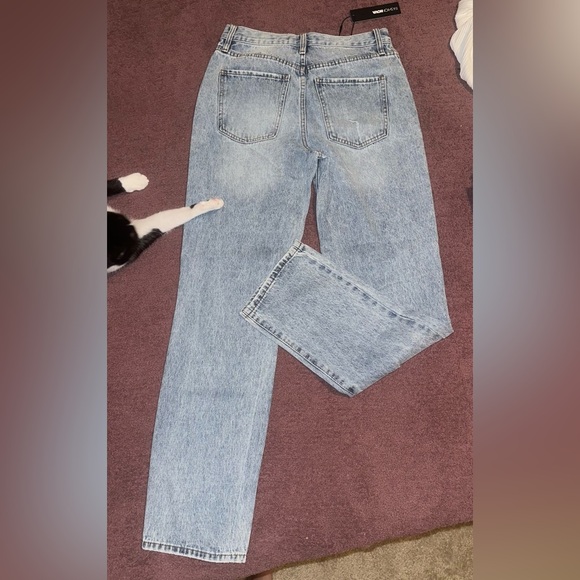 Light Wash Ripped Jeans - Picture 2 of 3